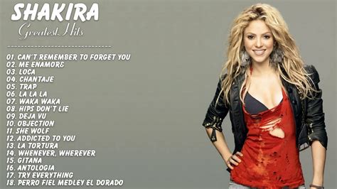 list of songs by shakira